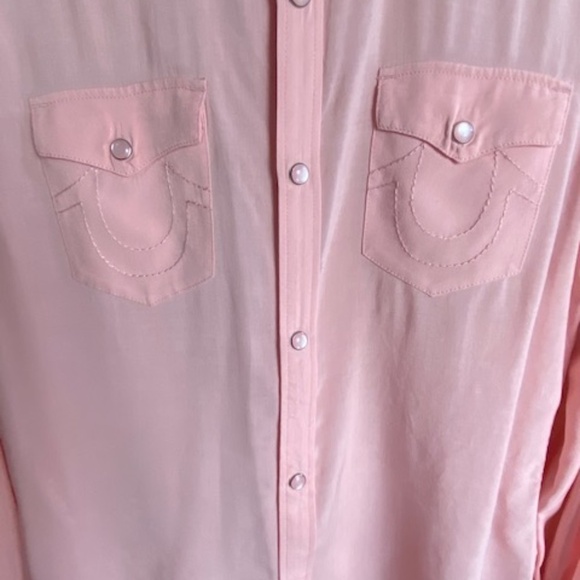 True Religion Women's Georgia Button Down Shirt Size M - Picture 4 of 14